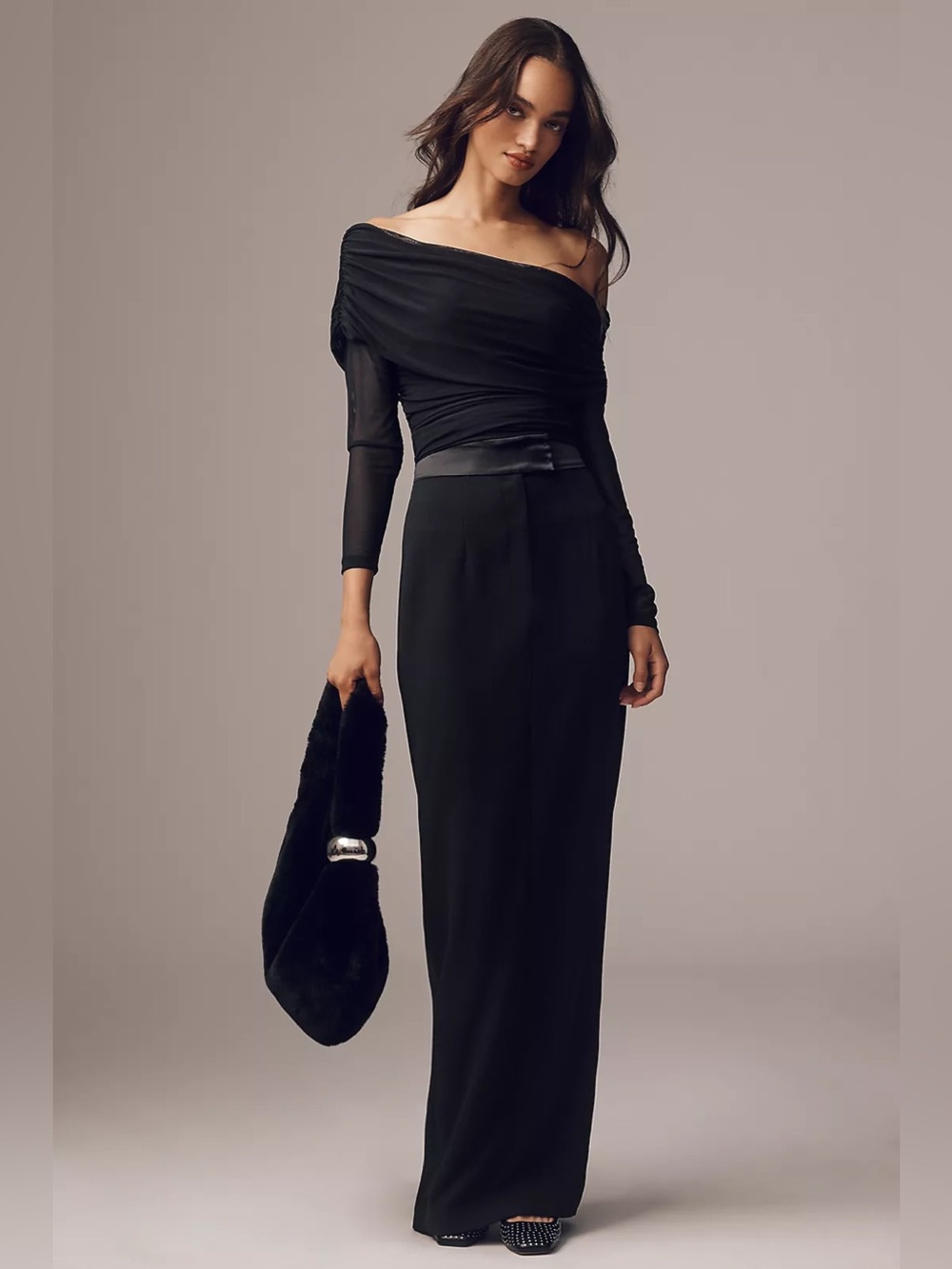 Sau Lee Indya Maxi Skirt in Black US Size:4